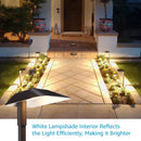 ALP02 6-Pack 5W Low Voltage 12V LED 5CCT 1800K/2700K/3000K/4000K/5000K Cast Aluminum Landscape Pathway Lights Package
