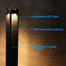 ALP14 6-Pack 4W 3000K Warm White Integrated LED 12V Low Voltage Pathway Lighting Package, AC/DC Landscape Driveway Lights