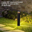 ALP14 6-Pack 4W 3000K Warm White Integrated LED 12V Low Voltage Pathway Lighting Package, AC/DC Landscape Driveway Lights