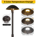 ALPCC06 6- and 12-Pack 5W 3CCT LED Landscape Pathway Light Package, 12V Low Voltage Modern Path Lights