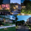 ALPCC08 8-Pack 4.5W 5CCT LED Landscape Pathway Light Package, 12V Low Voltage Modern Path Lights by Kings Outdoor Lighting