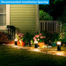 ALPCC08 8-Pack 4.5W 5CCT LED Landscape Pathway Light Package, 12V Low Voltage Modern Path Lights by Kings Outdoor Lighting