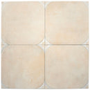Boutique beige 18x18 Matte Square Porcelain Large Format Tile (7 pack, 14.75 sq ft/case)