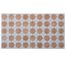 Nude Beige White 12x22 Matte Glossy Rectangle with Star Details Porcelain Large Format Tile (7 pack, 13.03 sq ft/case)