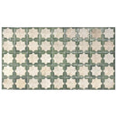 Russian Green Beige 12x22 Matte Glossy Rectangle with Star Details Porcelain Large Format Tile (7 pack, 13.03 sq ft/case) - Sample