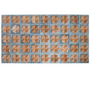 Stone Blue Nude Beige 12x22 Matte Glossy Rectangle with Star Details Porcelain Large Format Tile (7 pack, 13.03 sq ft/case) - Sample