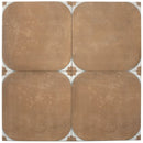Sephia Brown 18x18 Matte Square Porcelain Large Format Tile (7 pack, 14.75 sq ft/case) - Sample