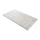 Ice White Beige 12x22 Matte Glossy Rectangle with Star Details Porcelain Large Format Tile (7 pack, 13.03 sq ft/case)