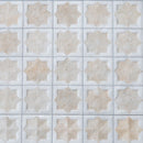Ice White Beige 12x22 Matte Glossy Rectangle with Star Details Porcelain Large Format Tile (7 pack, 13.03 sq ft/case) - Sample