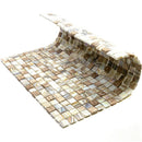 Beige 12x12 Glossy Uniform Square Glass Mosaic Tile (20 pack, 18.69 sq ft/case)