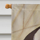 Bull Terrier English Bully House Flag 28x40 Porch Sleeve Pole Decorative Outside Yard Banner Artwork Wall Hanging, Polyester