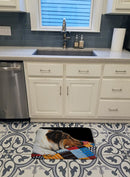 Day Dreamer Collie Memory Foam Kitchen Mat Machine Washable Anti-Fatigue Cushion Comfort Bath or Kitchen Rug