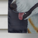 Siberian Husky House Flag 28x40 Porch Sleeve Pole Decorative Outside Yard Banner Artwork Wall Hanging, Polyester