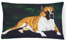 Dempsey Boxer Decorative Throw Pillow 12x16 Indoor Outdoor Accent Cushion, Fabric Cover with Insert for Sofa, Bed, Porch & Living Room