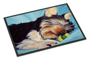 Naptime Yorkie Yorkshire Terrier Doormat Indoor Outdoor 18H X 27W Front Door Mat Rugs for Entryway, Non Slip Washable
