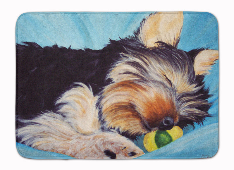 Naptime Yorkie Yorkshire Terrier Machine Washable Memory Foam Mat AMB1075RUG