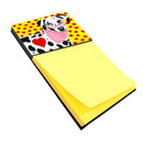 Hearts and Dalmatian Sticky Note Holder AMB1116SN- Refiilable Desk Accessory Note Pad