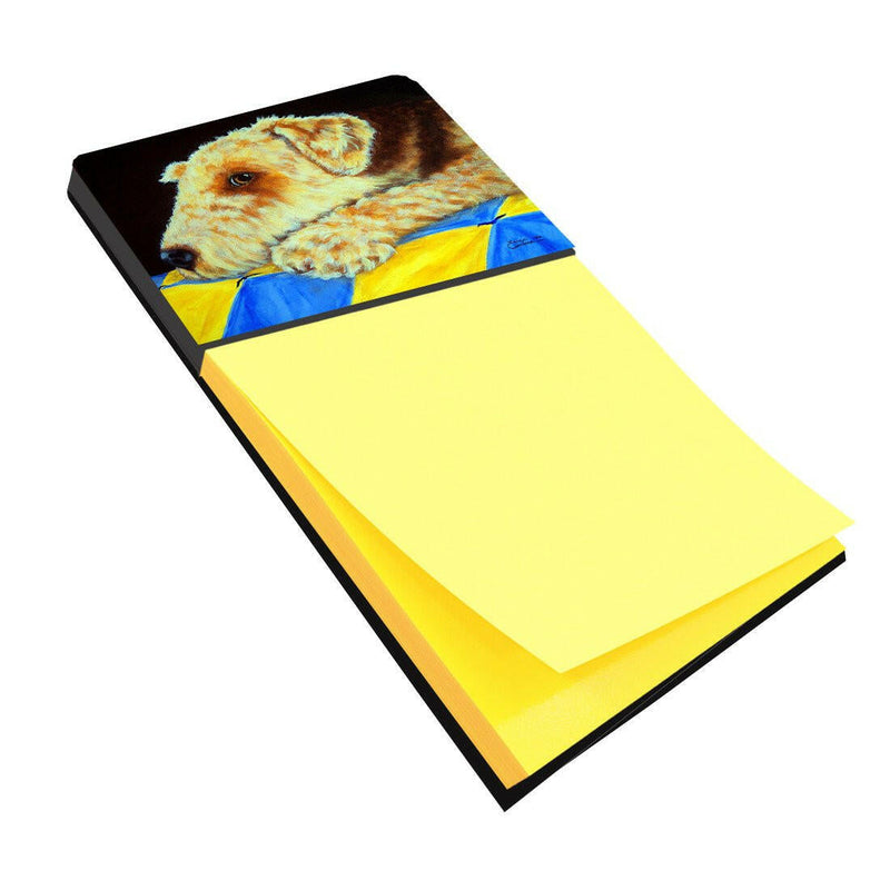 Airedale Terrier Momma's Quilt Sticky Note Holder AMB1174SN