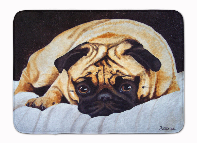 Fred the Pug Machine Washable Memory Foam Mat AMB1194RUG