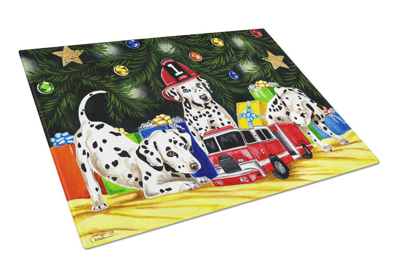 Christmas Favorite Gift Dalmatian Glass Cutting Board Large AMB1316LCB