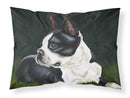 Boston Terrier Beauty Fabric Standard Pillowcase – Artistic Decorative Front, White Back AMB1321PILLOWCASE