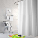 Tub for Two with Poodle and Pug Memory Foam Kitchen Mat Machine Washable Anti-Fatigue Cushion Comfort Bath or Kitchen Rug