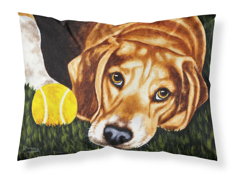 Have Ball Will Travel Beagle Fabric Standard Pillowcase AMB1358PILLOWCASE