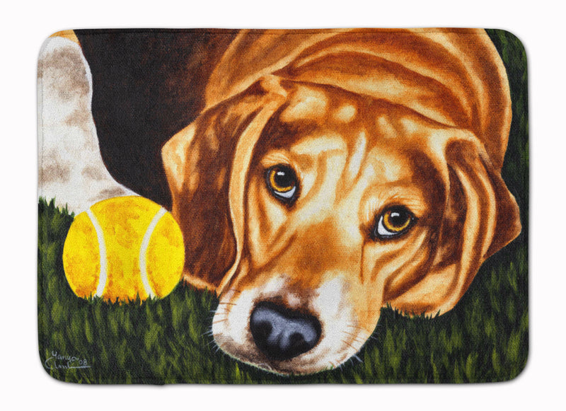 Have Ball Will Travel Beagle Machine Washable Memory Foam Mat AMB1358RUG