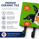 Cosmo Cutie Boston Terrier Leash or Key Holder Wall Hooks, Coat Rack Wall Mount, for Hanging Keys, Towels, Aprons, Leashes