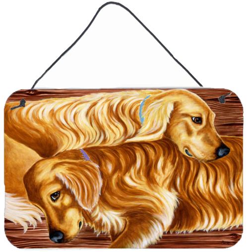 Zeus and Chloie the Golden Retrievers Wall or Door Hanging Prints AMB1387DS812