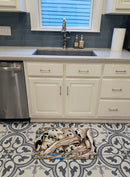 Bed of Roses Dalmatian Memory Foam Kitchen Mat Machine Washable Anti-Fatigue Cushion Comfort Bath or Kitchen Rug