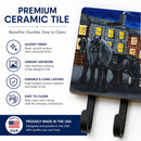 City Carriage Ride Horse Leash or Key Holder Wall Hooks, Coat Rack Wall Mount, for Hanging Keys, Towels, Aprons, Leashes