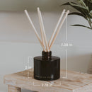 Farmhouse Amber Tinted Glass Jar Reed Diffuser by Sweet Water Decor