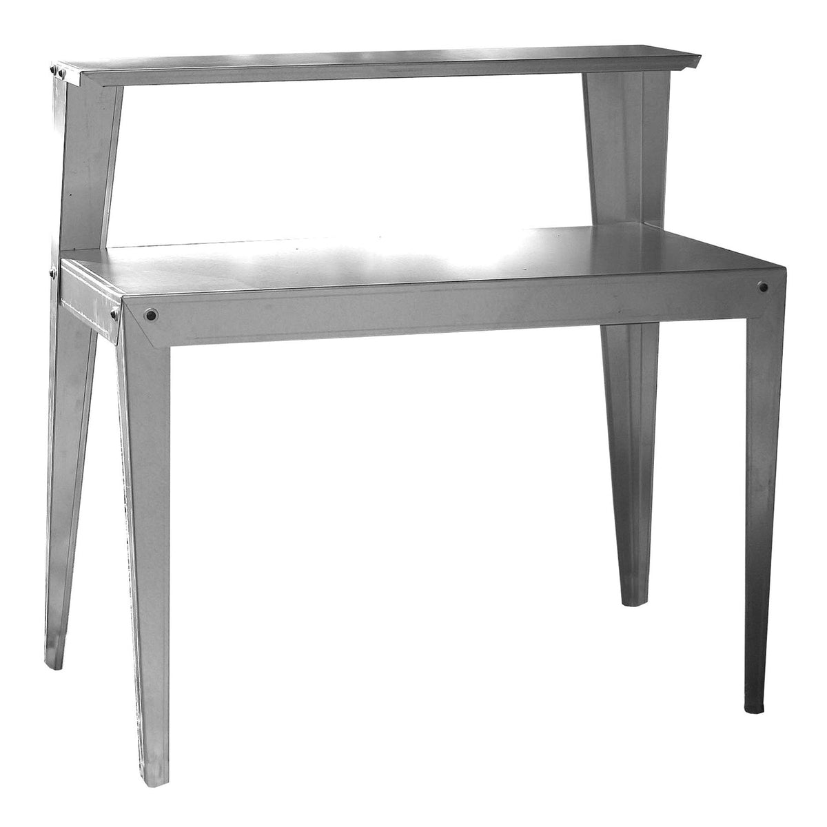 Galvanized Steel Potting Bench Garden Workstation Rack Table, photo 3 of 4