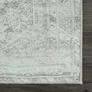 Barny Sage Flat Pile Washable Rug