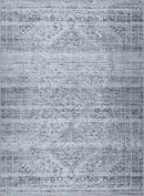 Barny Gray Blue Washable Rug