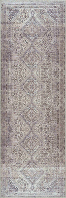Barny Tan Flat Pile Washable Area Rug