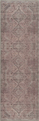 Barny Brown Flat Pile Washable Rug