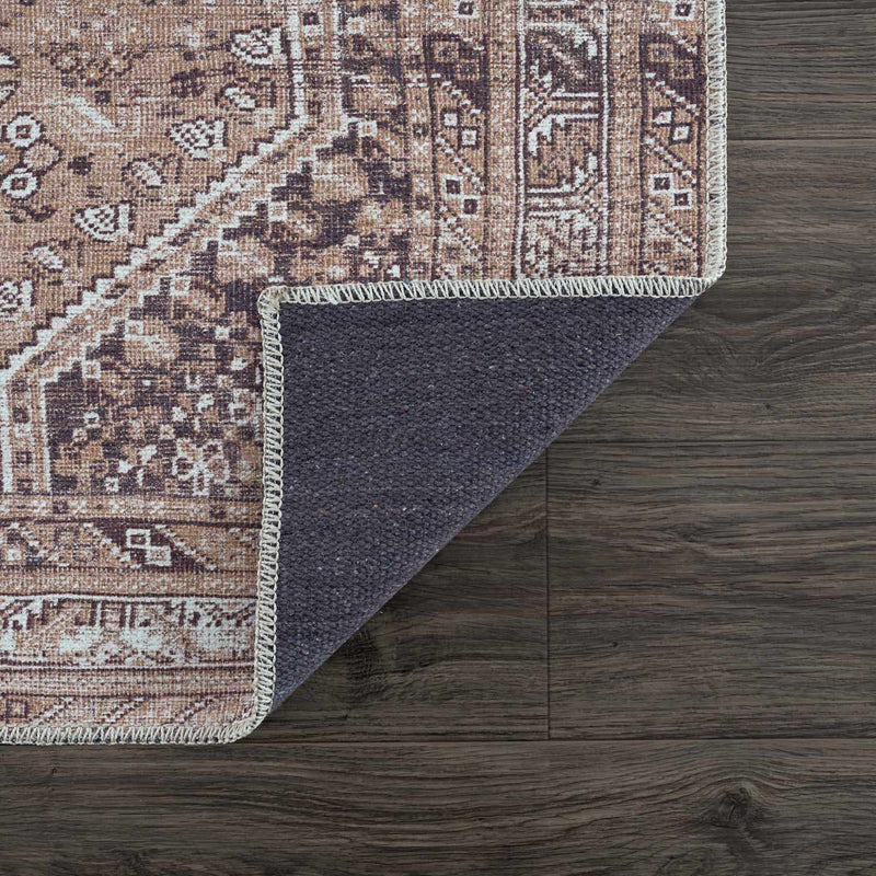 Barny Brown Washable Rug