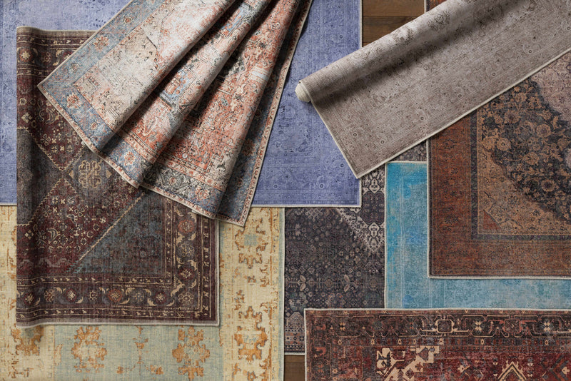 Kittrell Vintage Flat Pile Washable Rug - Clearance