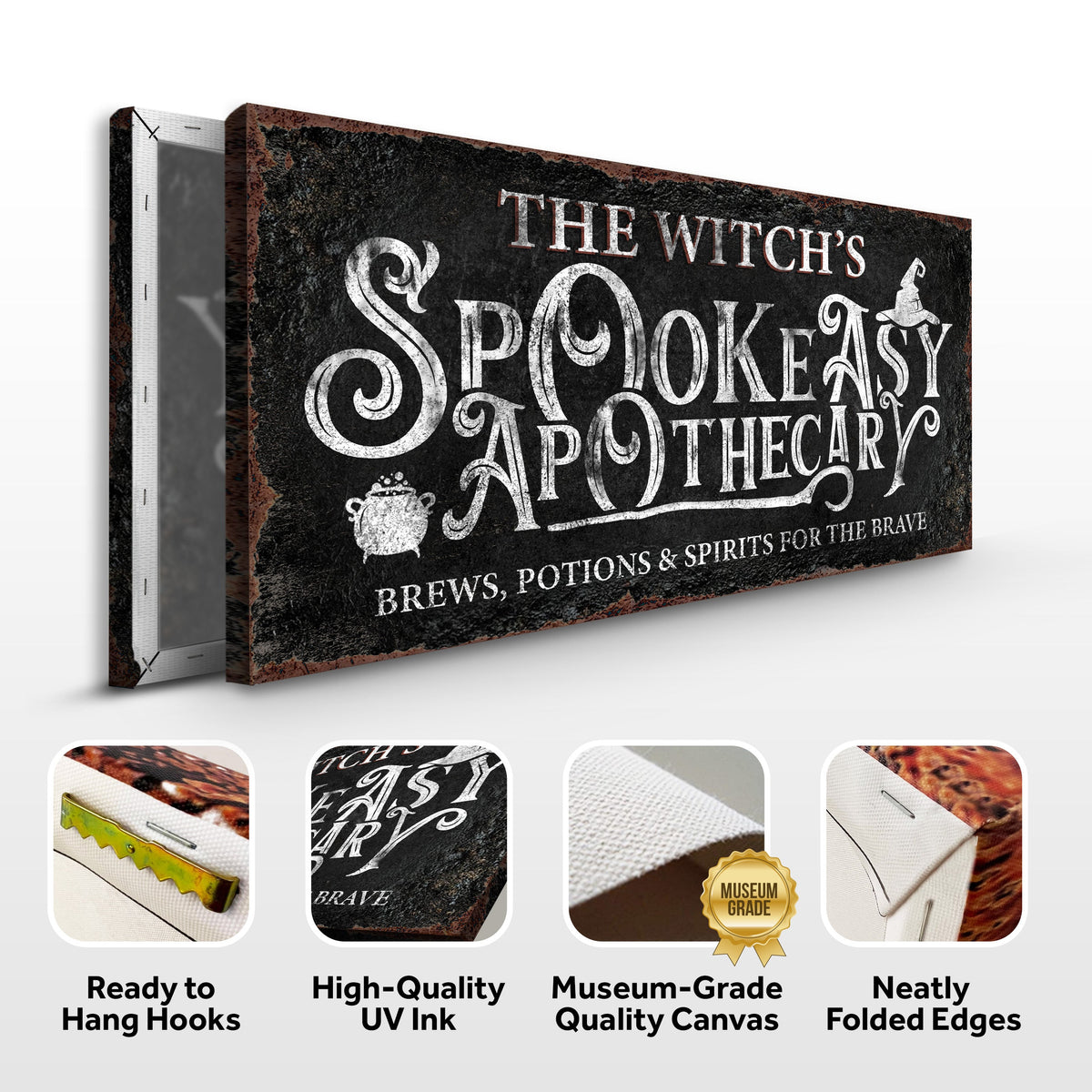 Apothecary Spookeasy Bar Sign, photo 6 of 8