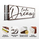 Lake Dreams Sign