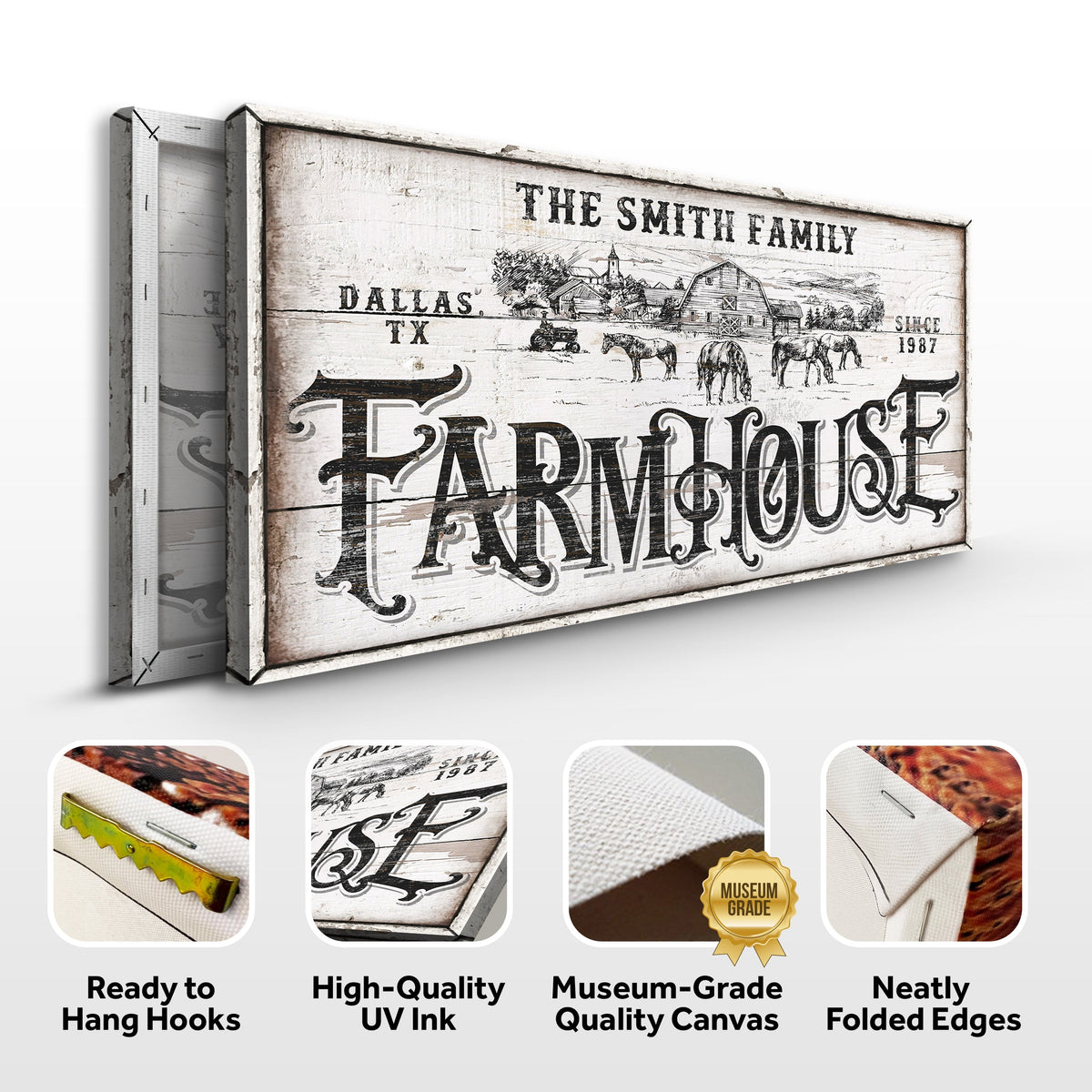 Personalized Farmhouse Sign IV, photo 5 of 8