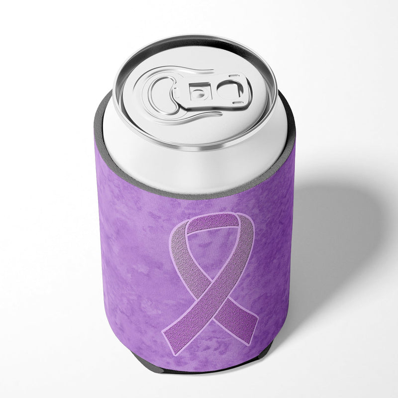 Lavender Ribbon for All Cancer Awareness Can or Bottle Hugger AN1200CC