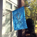 Blue Ribbon for Prostate Cancer Awareness Flag Canvas House Size AN1206CHF