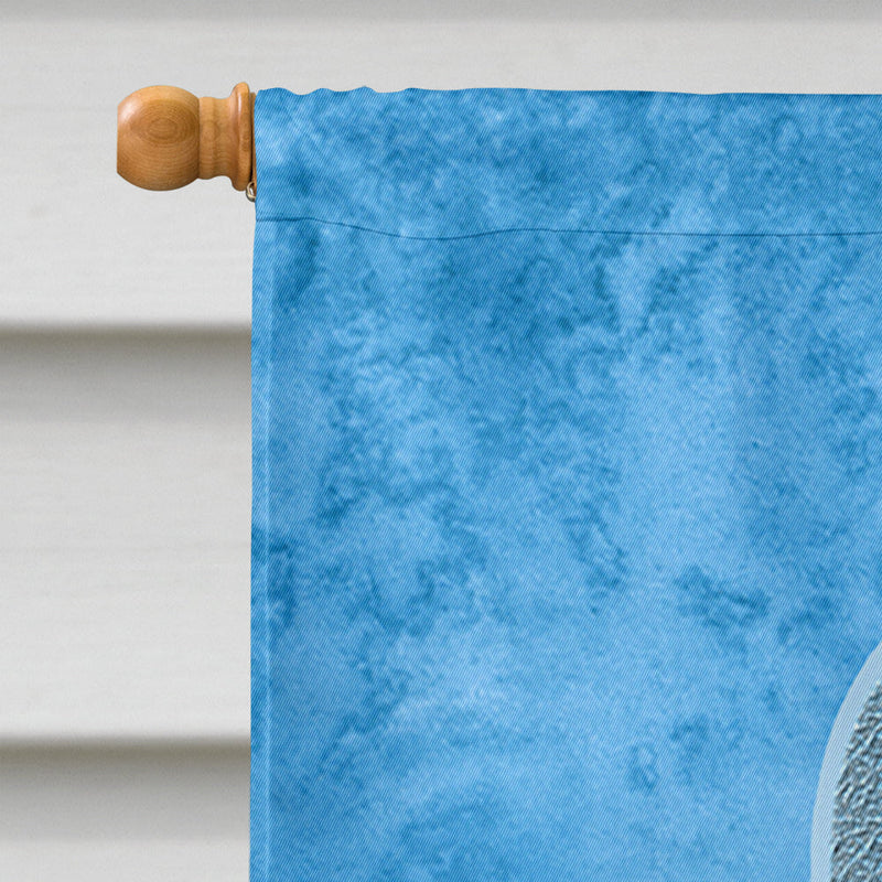 Blue Ribbon for Prostate Cancer Awareness Flag Canvas House Size AN1206CHF