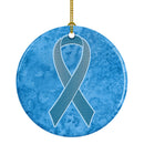 Blue Ribbon for Prostate Cancer Awareness Ceramic Ornament AN1206CO1