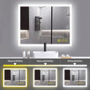 SmartGlow Dimmable LED Frameless Anti-Fog Bathroom Vanity Mirror