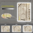 SmartGlow Dimmable LED Frameless Anti-Fog Bathroom Vanity Mirror