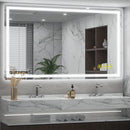 GlareGuard Rectangular Anti-Fog Dimmable Backlit LED Bathroom Vanity Mirror
